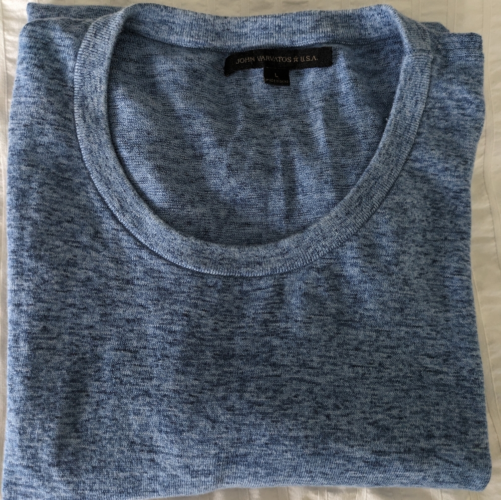 John Varvatos Sweater - 100% cotton - size L